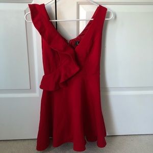 Mini Red Ruffle Lulu’s Dress